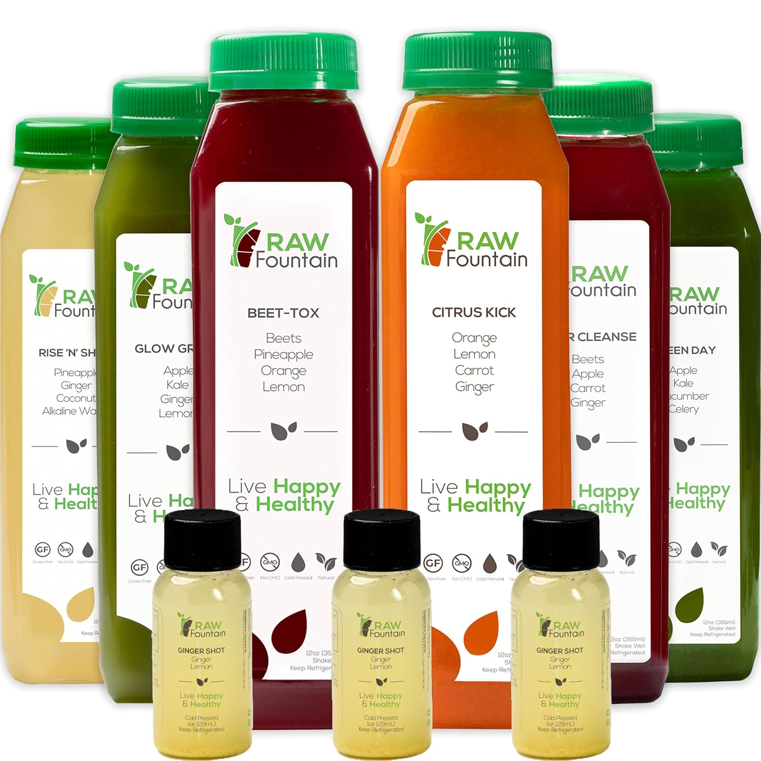 Cold Pressed 100% Raw Juice Cleanse