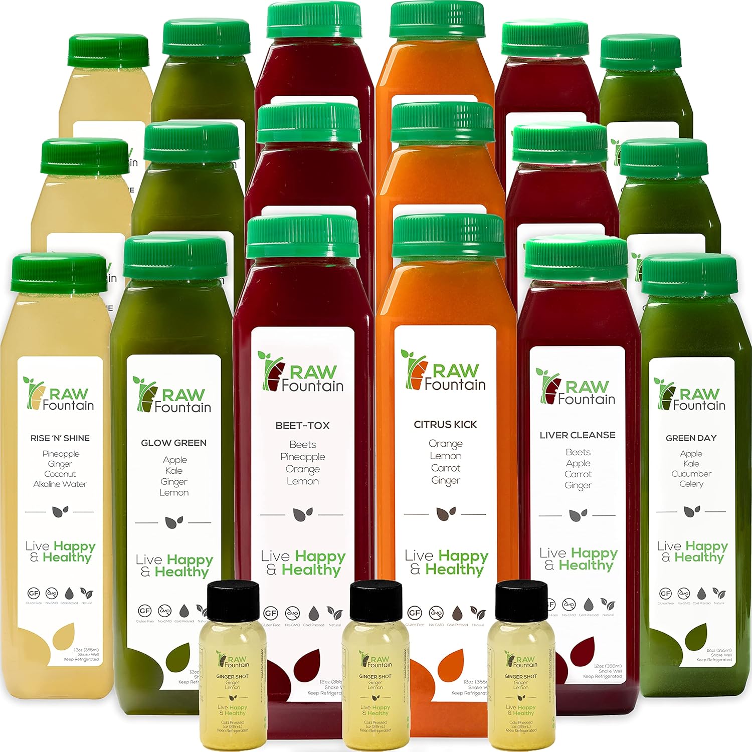 Cold Pressed 100% Raw Juice Cleanse