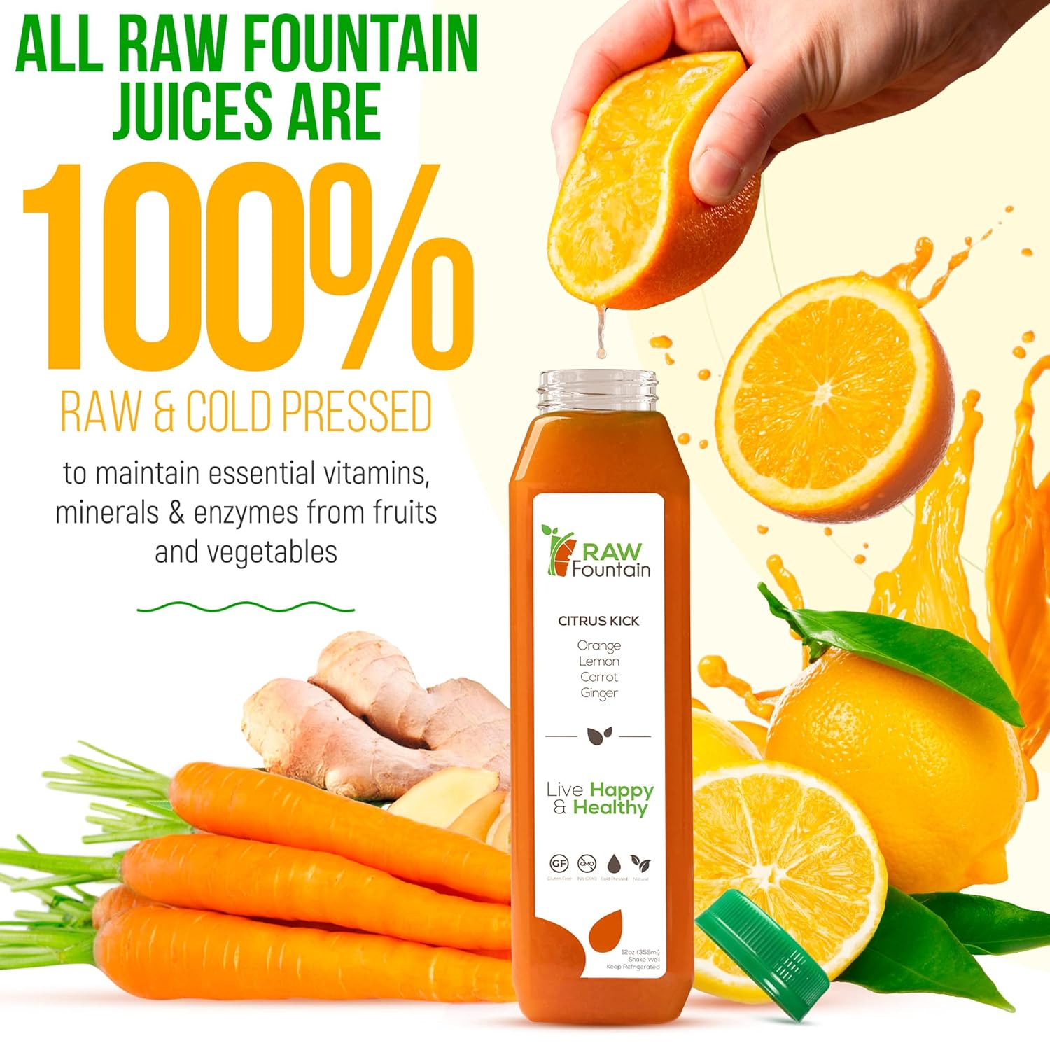 Cold Pressed 100% Raw Juice Cleanse