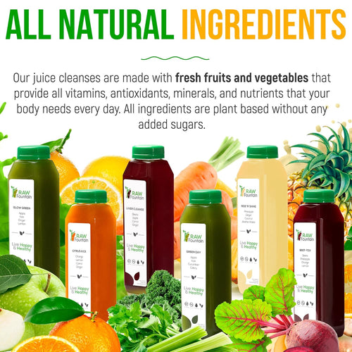 Cold Pressed 100% Raw Juice Cleanse